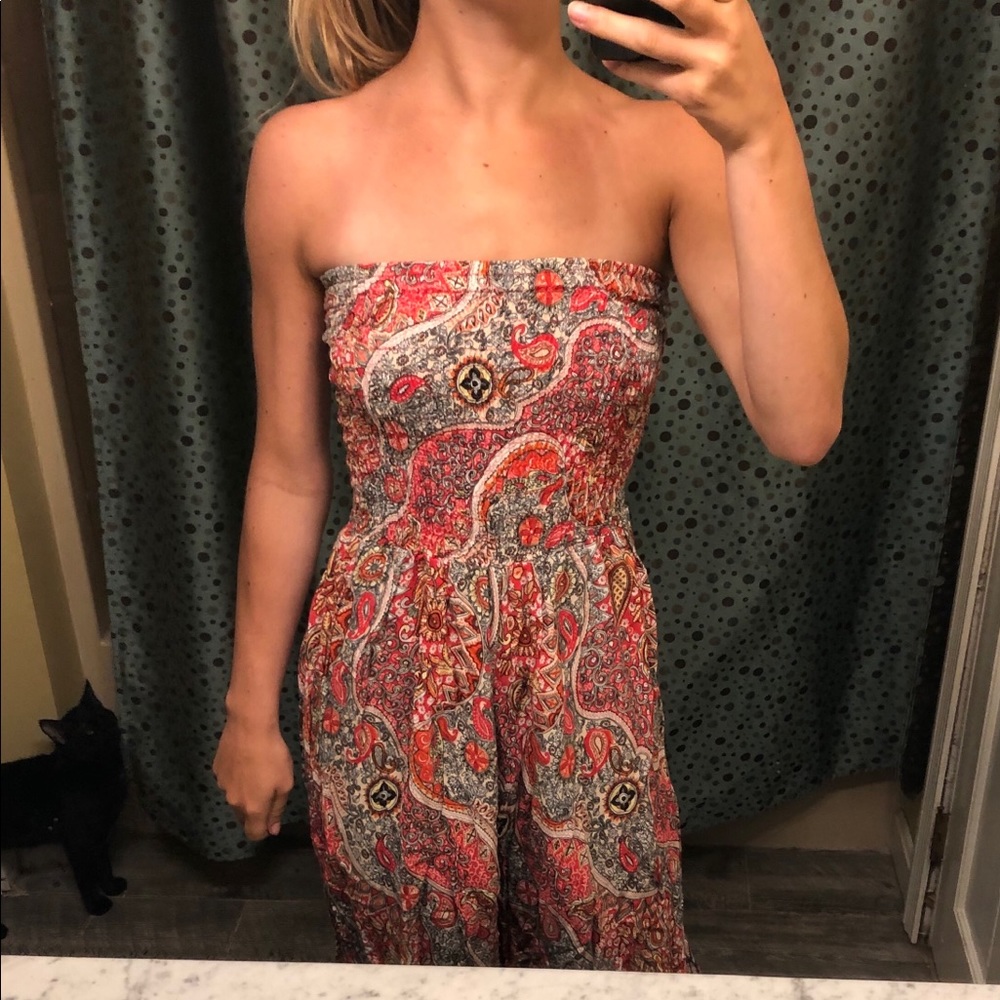 Strapless jumper